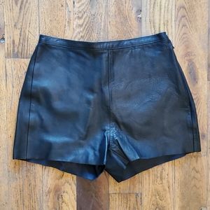 American apparel leather shorts 26/26